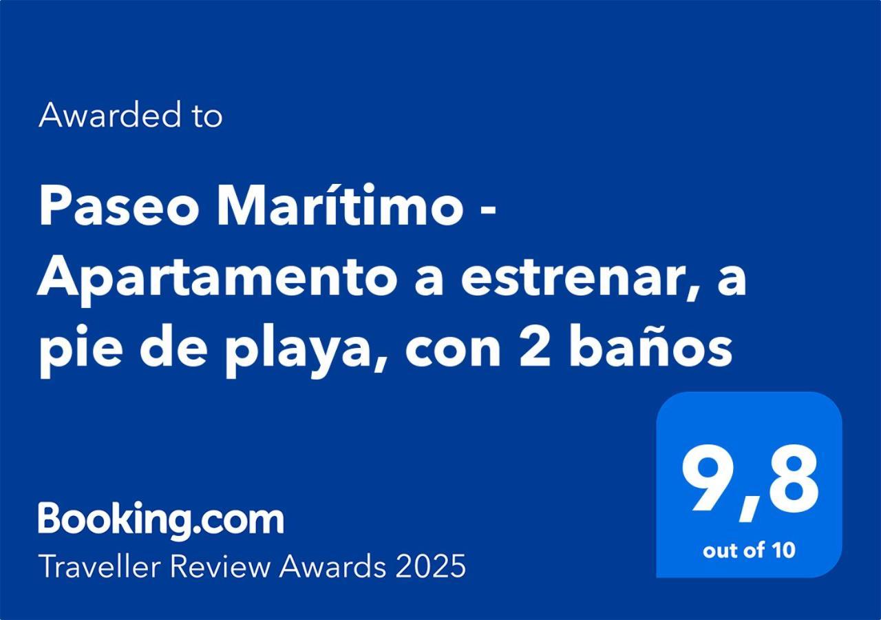 Paseo Maritimo - Apartamento A Estrenar, A Pie De Playa, Con 2 Banos アルメリア エクステリア 写真